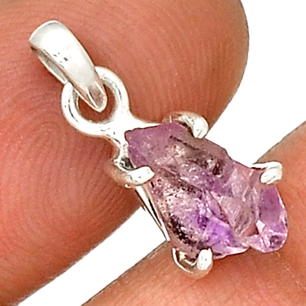 Cacoxenite Crystal ~ 925 Sterling Silver Pendant